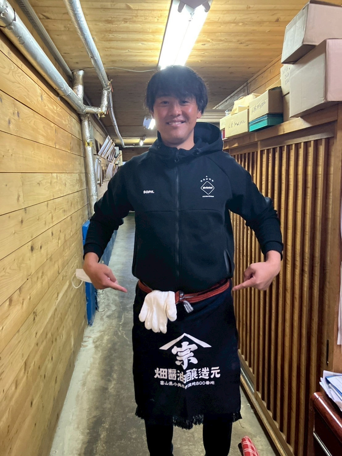 富山県小矢部市出身・元プロ野球選手 荒木貴裕×畑醸造コラボ 白醤油 業務用